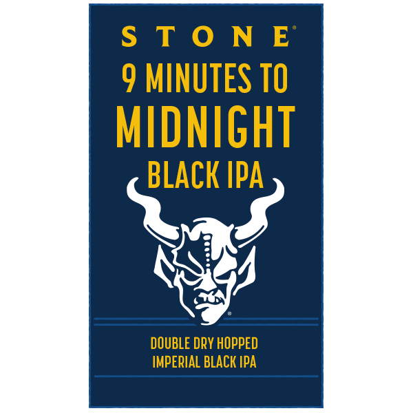 Stone 9 Minutes to Midnight Black IPA