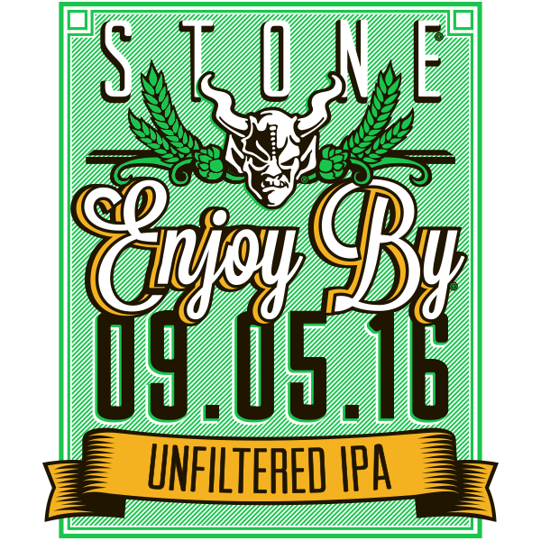 Stone Enjoy By 09.05.16 Unfiltered IPA