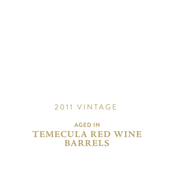 Stone Old Guardian Aged in Temecula Red Wine Barrels
