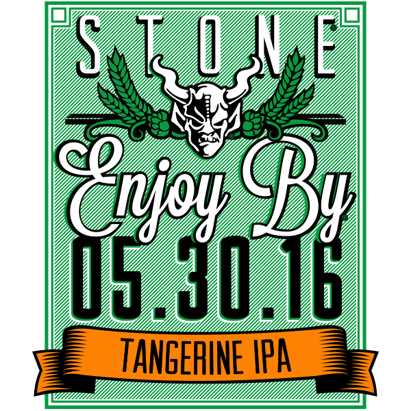 Stone Enjoy By 05.30.16 Tangerine IPA