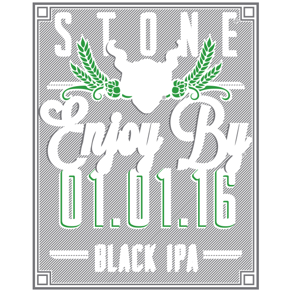 Stone Enjoy By 01.01.16 Black IPA