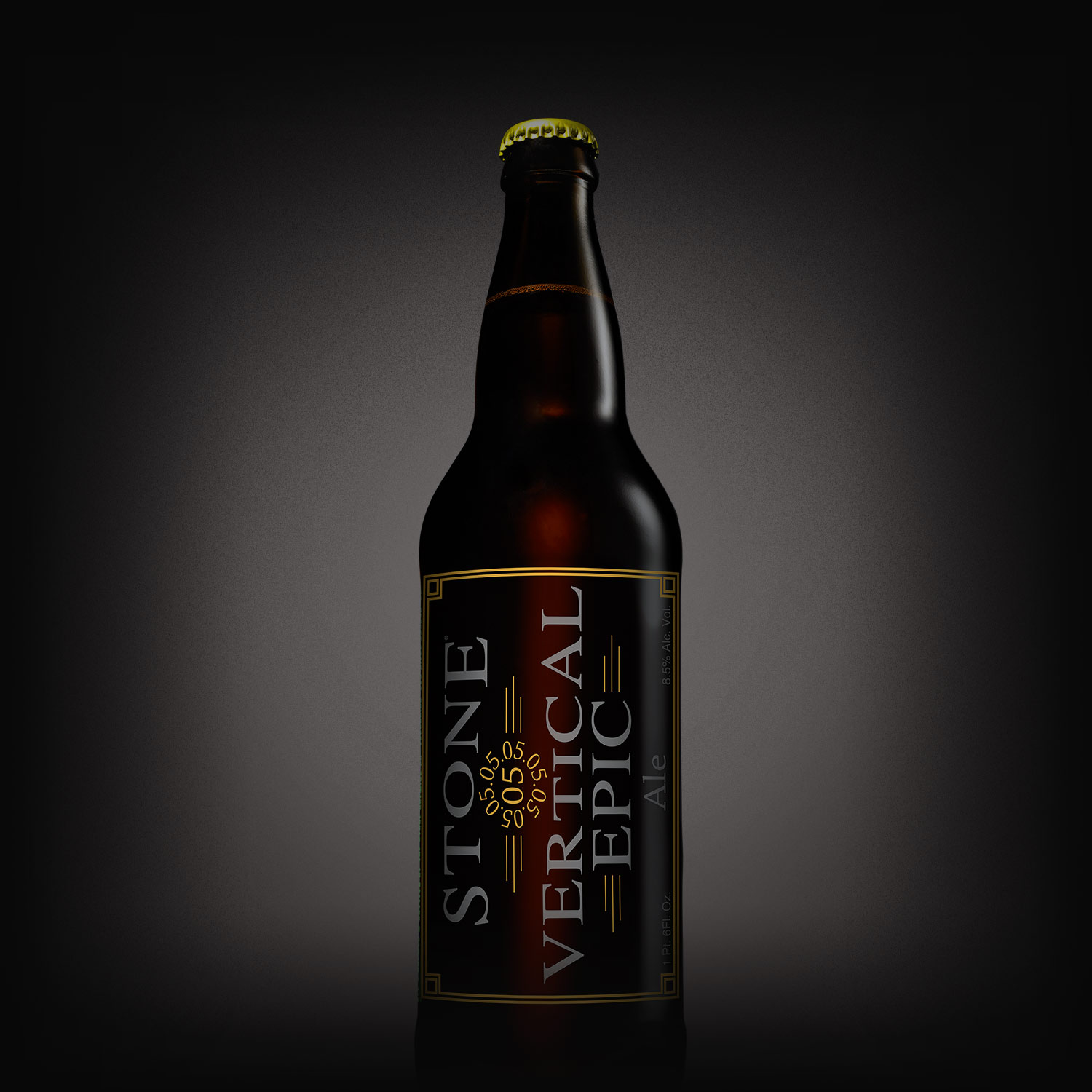 Photo of a bottle of Stone Vertical Epic ale