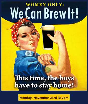 Women Only: We Can Brew It