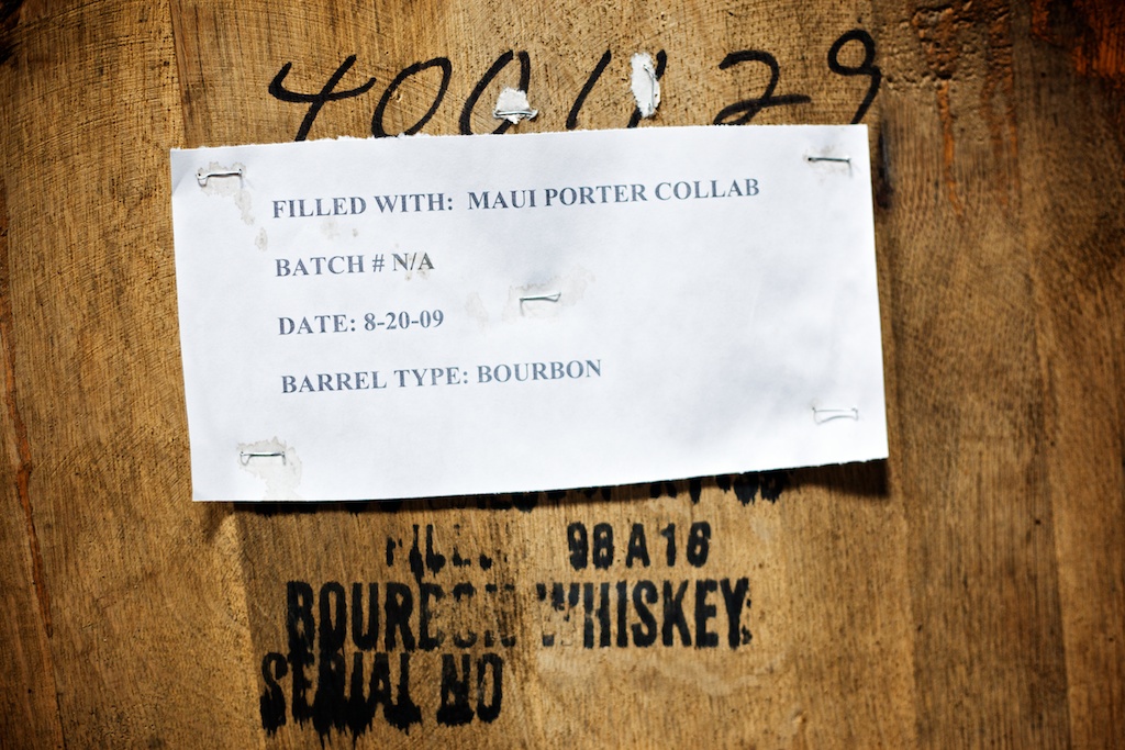 label on a barrel