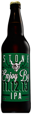 Stone Enjoy By 11.12.13 IPA bottle