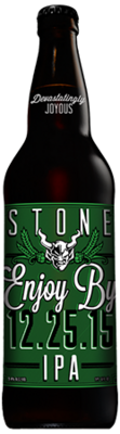 Stone Enjoy By 12.25.15 IPA bottle