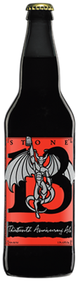 Stone 13th Anniversary Ale bottle