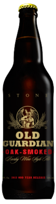 Stone Old Guardian OAK-SMOKED Barley Wine bottle