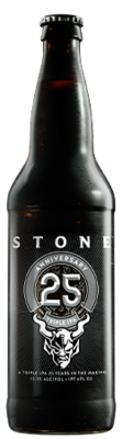 Stone 25th Anniversary Triple IPA bottle