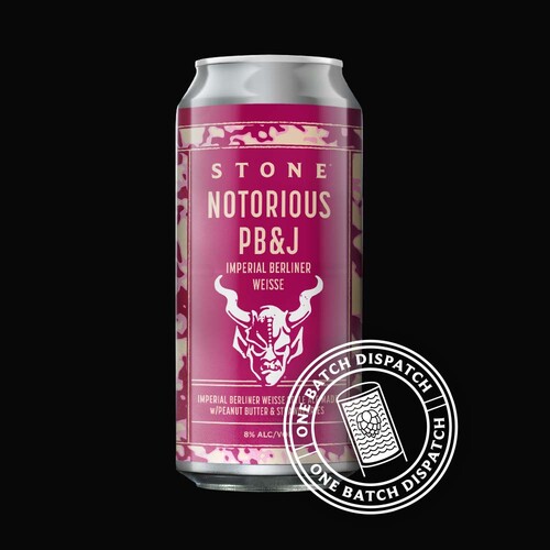 Stone Notorious PB&J Imperial Berliner Weisse can