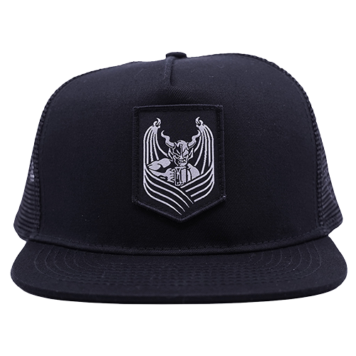 Stone snapback shield hat