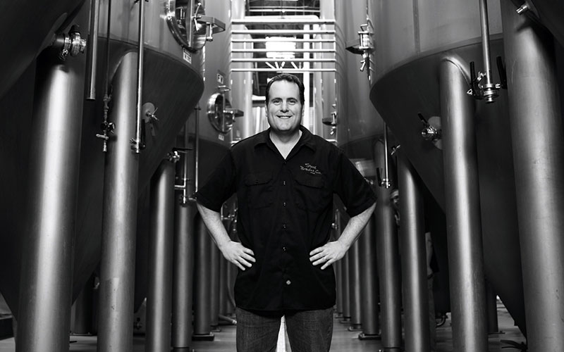Mitch in the brewery