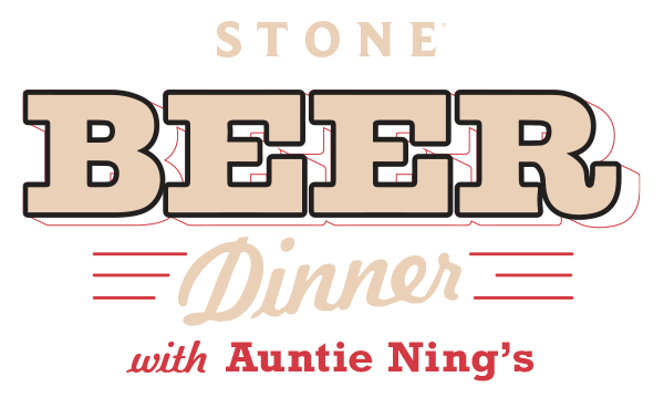 Stone Beer Dinner with Auntie Ning's