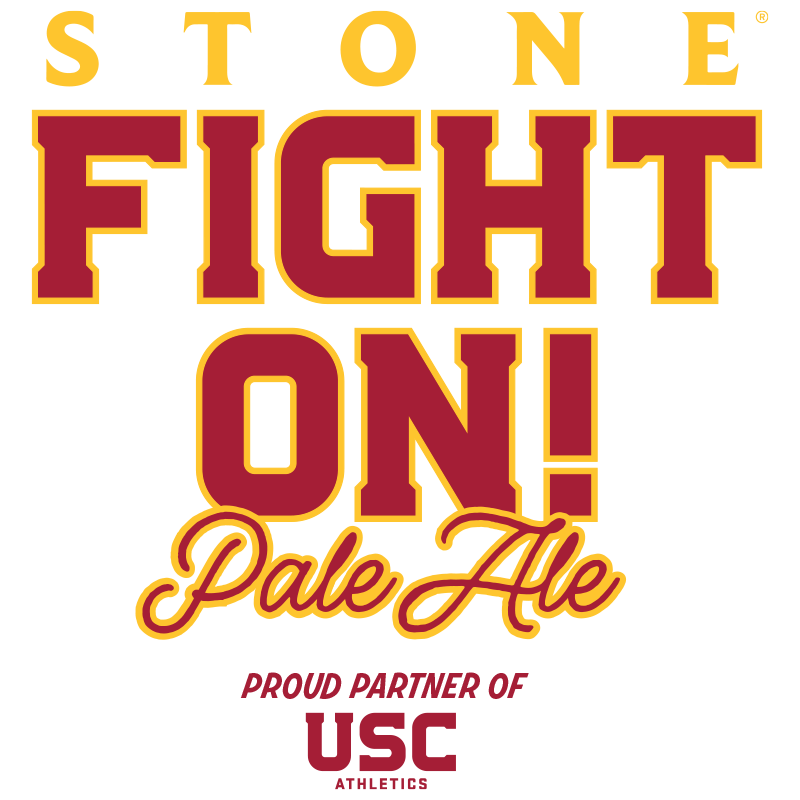Stone Fight On Pale Ale, Proud partner of USC Athletics