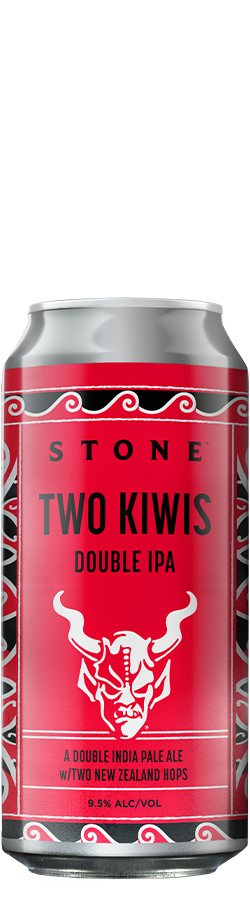 Stone two kiwis double IPA can