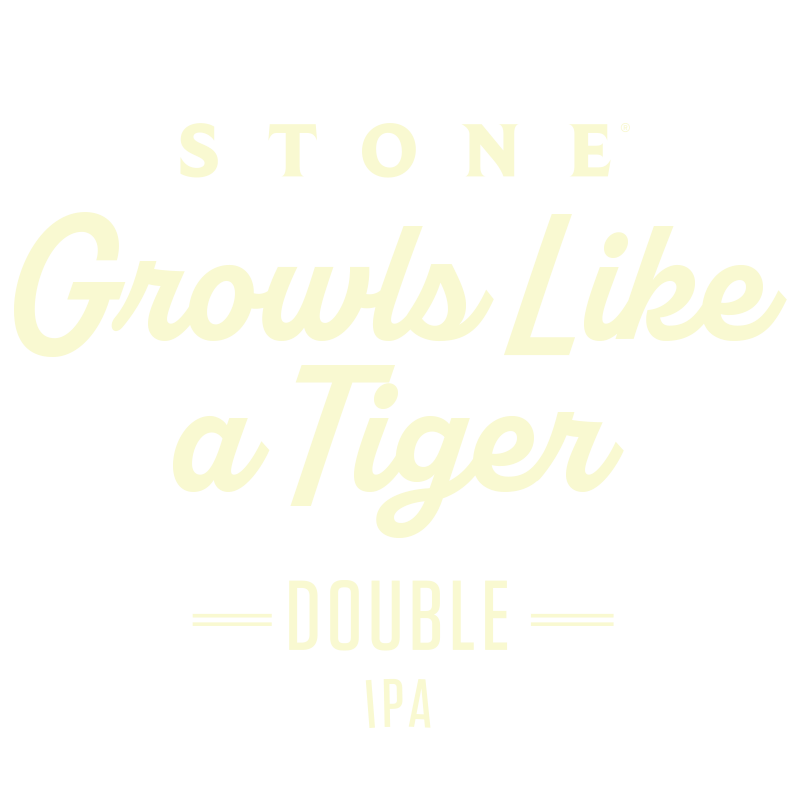 stone growls like a tiger double ipa