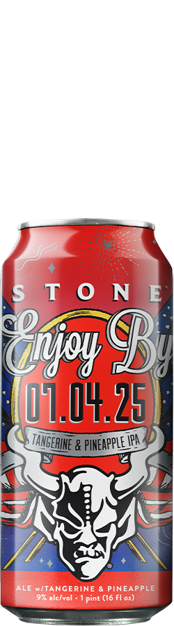 Stone Enjoy By 07.04.25 Tangerine & Pineapple IPA beer can