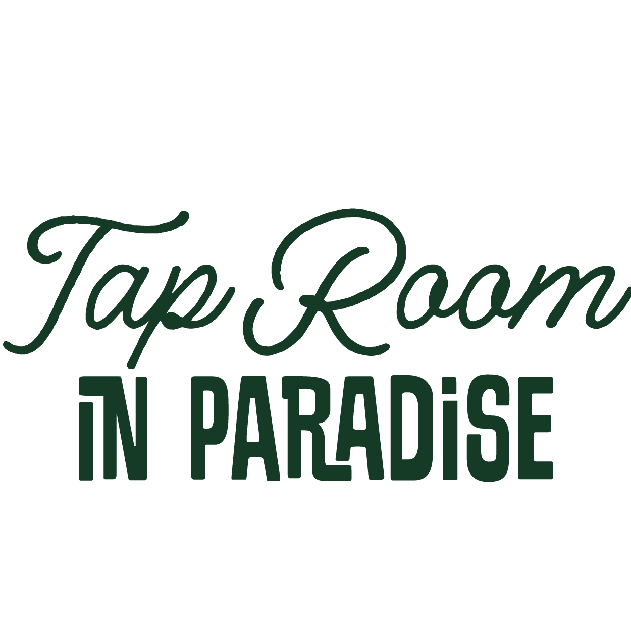stone tap room in paradise