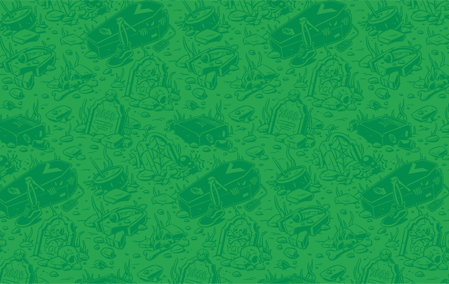 green background