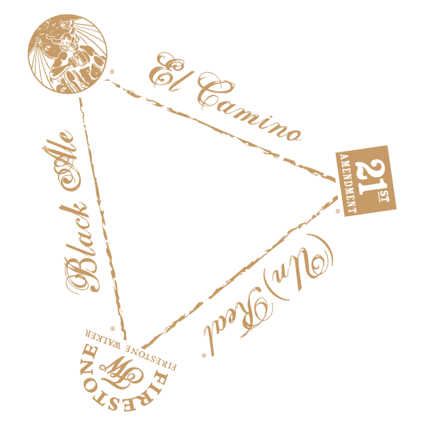 21st Amendment / Firestone Walker / Stone El Camino (UN)REAL Black Ale