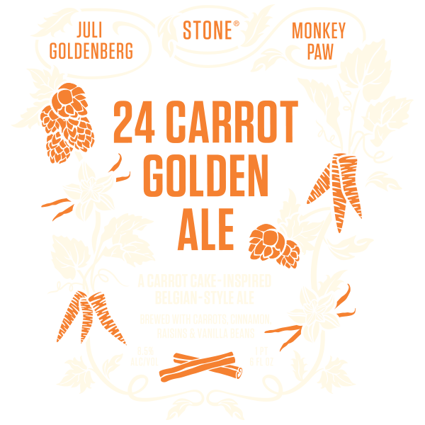 Juli Goldenberg / Monkey Paw / Stone 24 Carrot Golden Ale