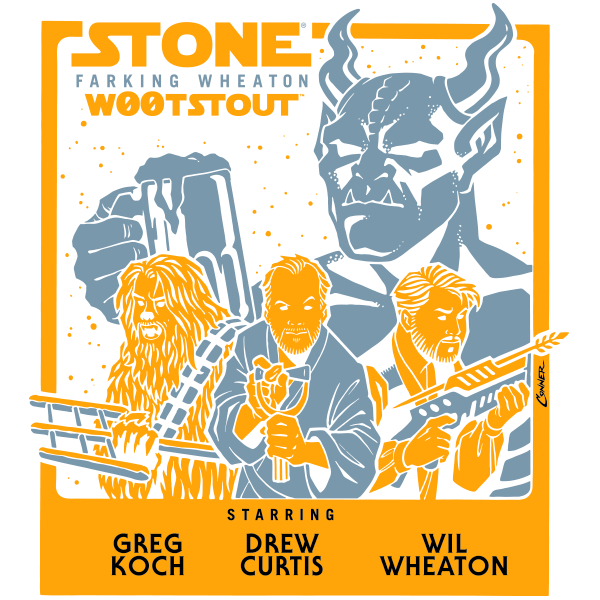 Drew Curtis / Wil Wheaton / Greg Koch Stone Farking Wheaton wootstout