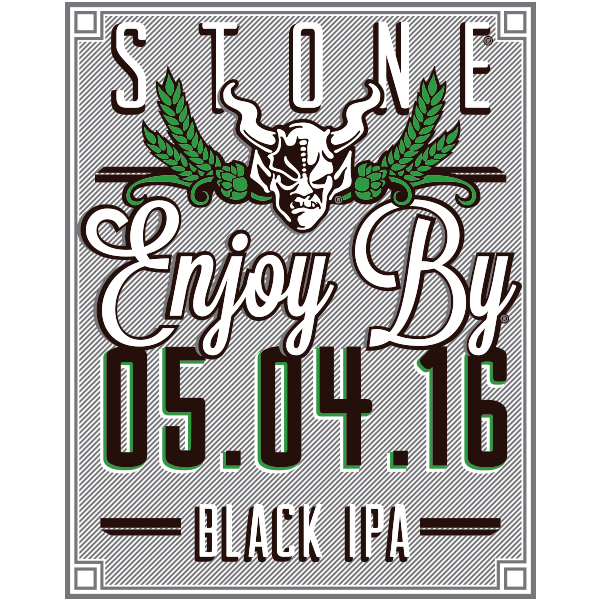 Stone Enjoy By 05.04.16 Black IPA