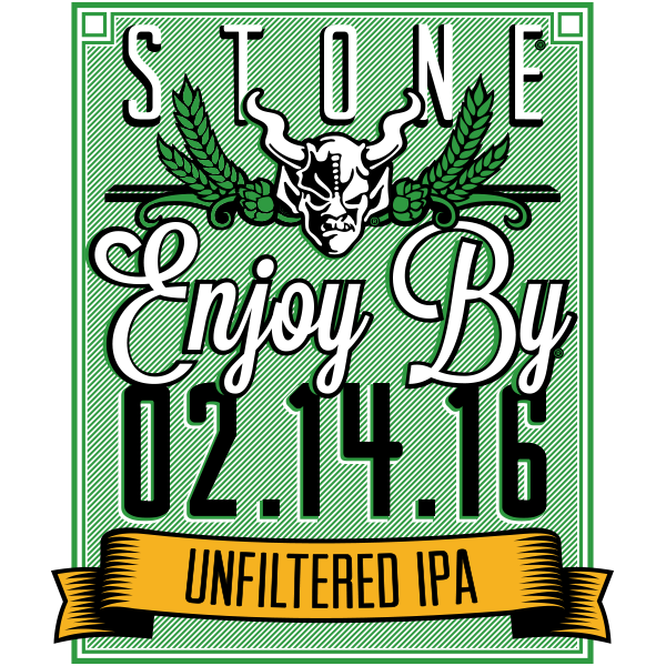 Stone Enjoy By 02.14.16 Unfiltered IPA