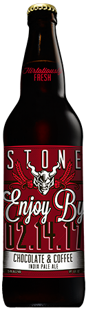 Enjoy By 02.14.17 Chocolate & Coffee IPA by Stone Brewing