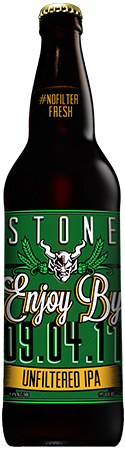 Enjoy By 09.04.17 Unfiltered IPA by Stone Brewing
