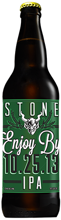 Enjoy By 10.25.13 IPA by Stone Brewing