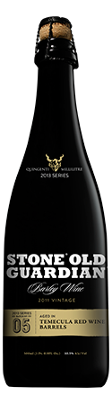Old Guardian Aged in Temecula Red Wine Barrels by Stone Brewing