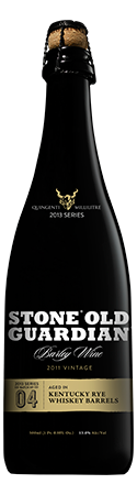 Old Guardian Aged in Kentucky Rye Whiskey Barrels by Stone Brewing
