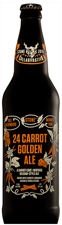 Monkey Paw & Stone 24 Carrot Golden Ale by Stone Brewing