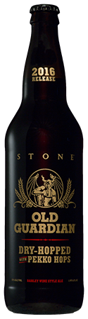 Old Guardian Barley Wine Dry-Hopped with Pekko by Stone Brewing