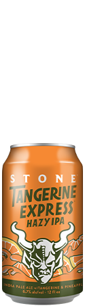 Stone Tangerine Express Hazy Ipa An India Pale Ale Packed With Whole Tangerine & Pineapple