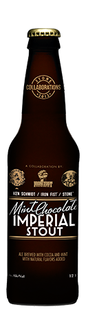 Iron Fist & Stone Mint Chocolate Imperial Stout by Stone Brewing