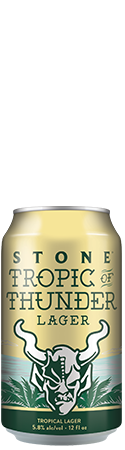 Stone Tropic of Thunder Lager can