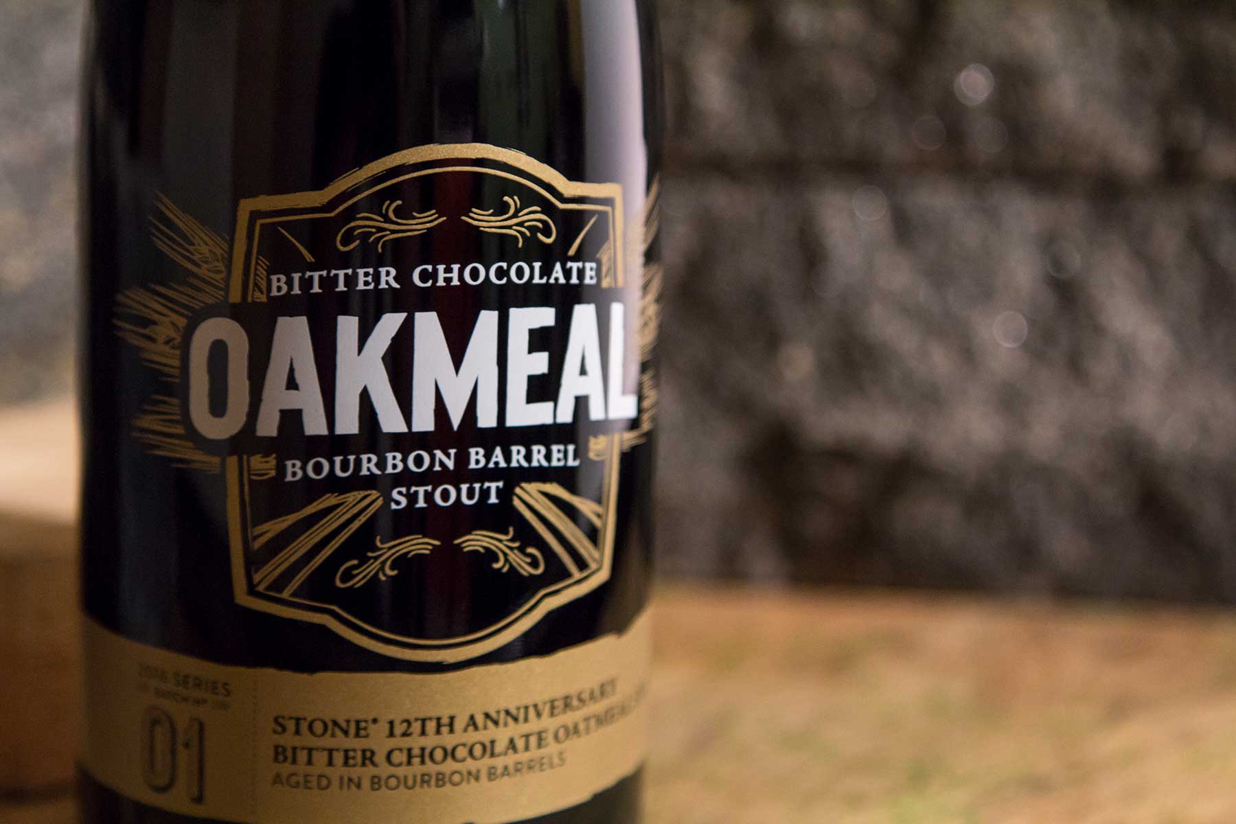 Bitter Chocolate Oakmeal Bourbon Barrel Stout Stone Brewing