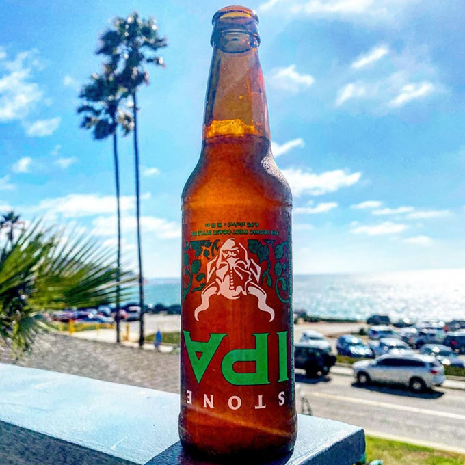 Stone IPA bottle