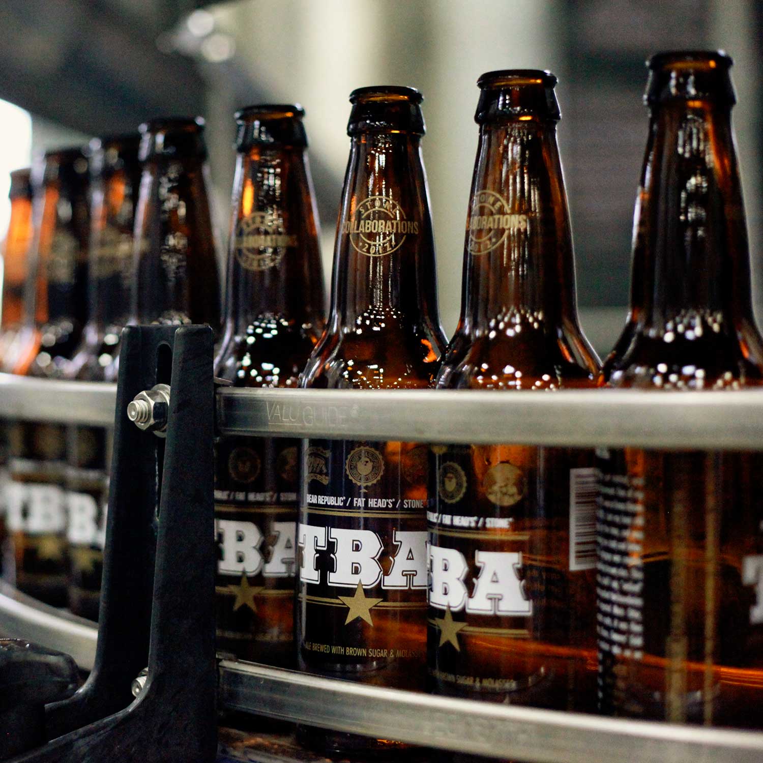 bottles of TBA in fridge