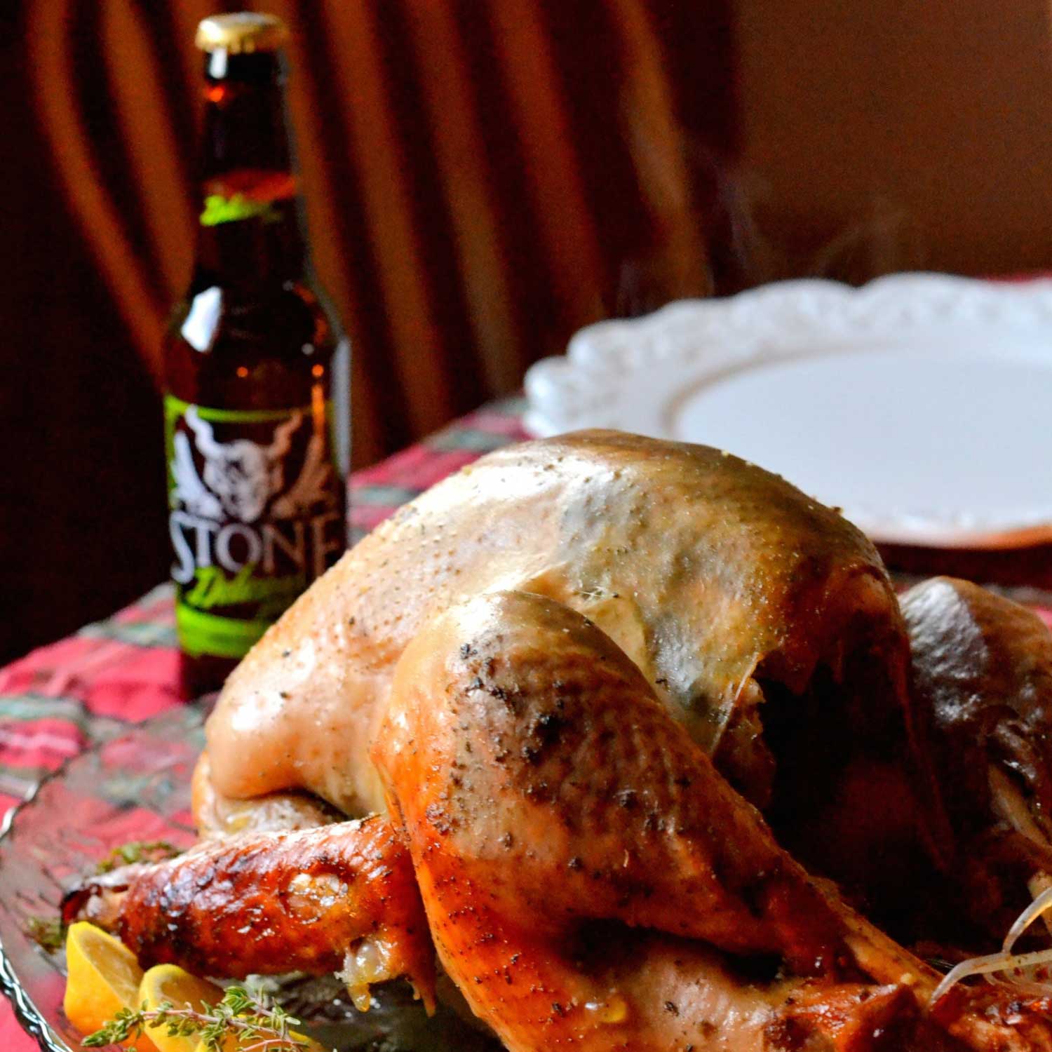 Lemon and Herb IPA Glazed Turkey