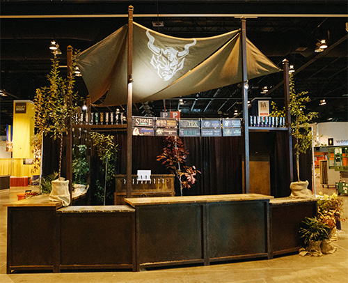 The booth at GABF