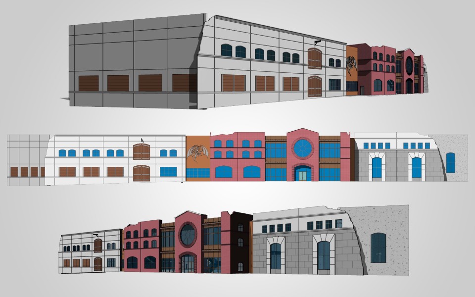 Stone Packaging Hall renderings Stone Packaging Hall renderings