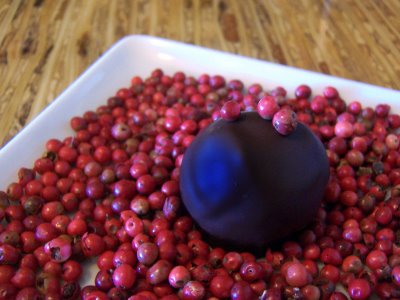 Balsamic Pink Peppercorn Truffle