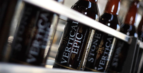 Bottles of Vertical Epic Ale