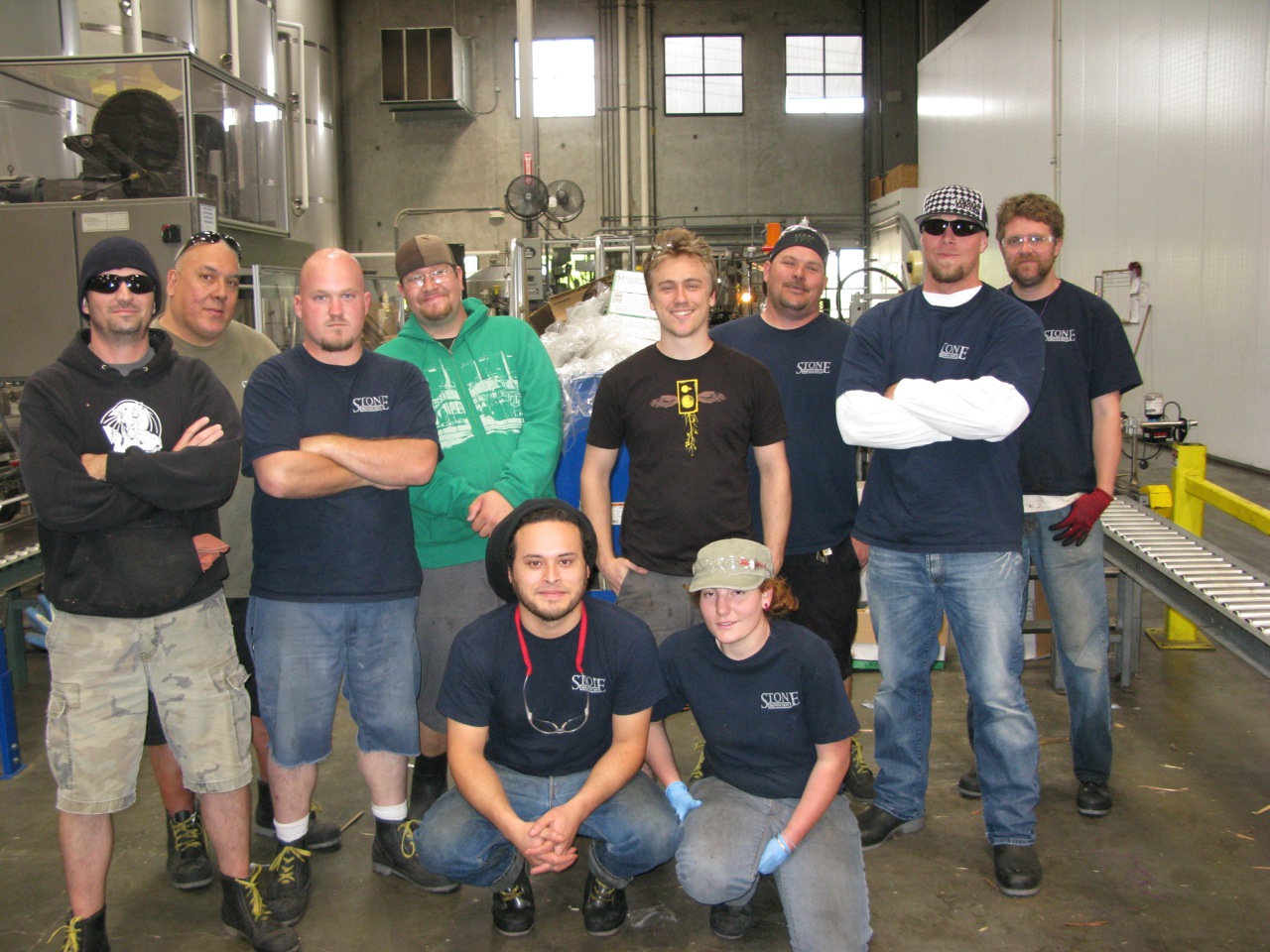 The Bottling Line Crew