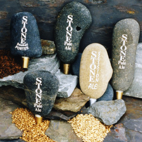 Ye olde Stone Brewing Co. tap handles Ye olde Stone Brewing Co. tap handles