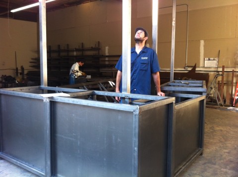 GABF Stone Booth fabrication