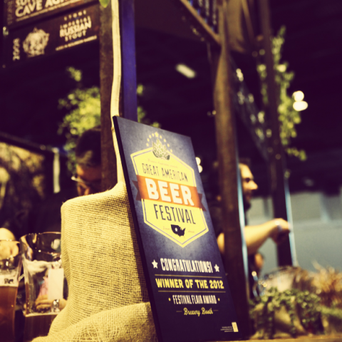 2012 GABF Festival Flair Award Winner